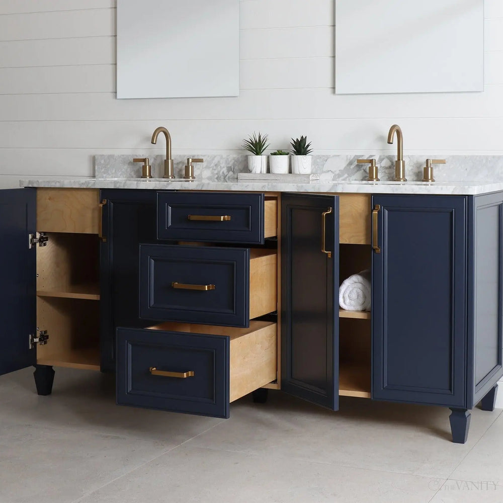 
                  
                    Davenport 72" Pacific Blue Bathroom Vanity, Double Sink
                  
                