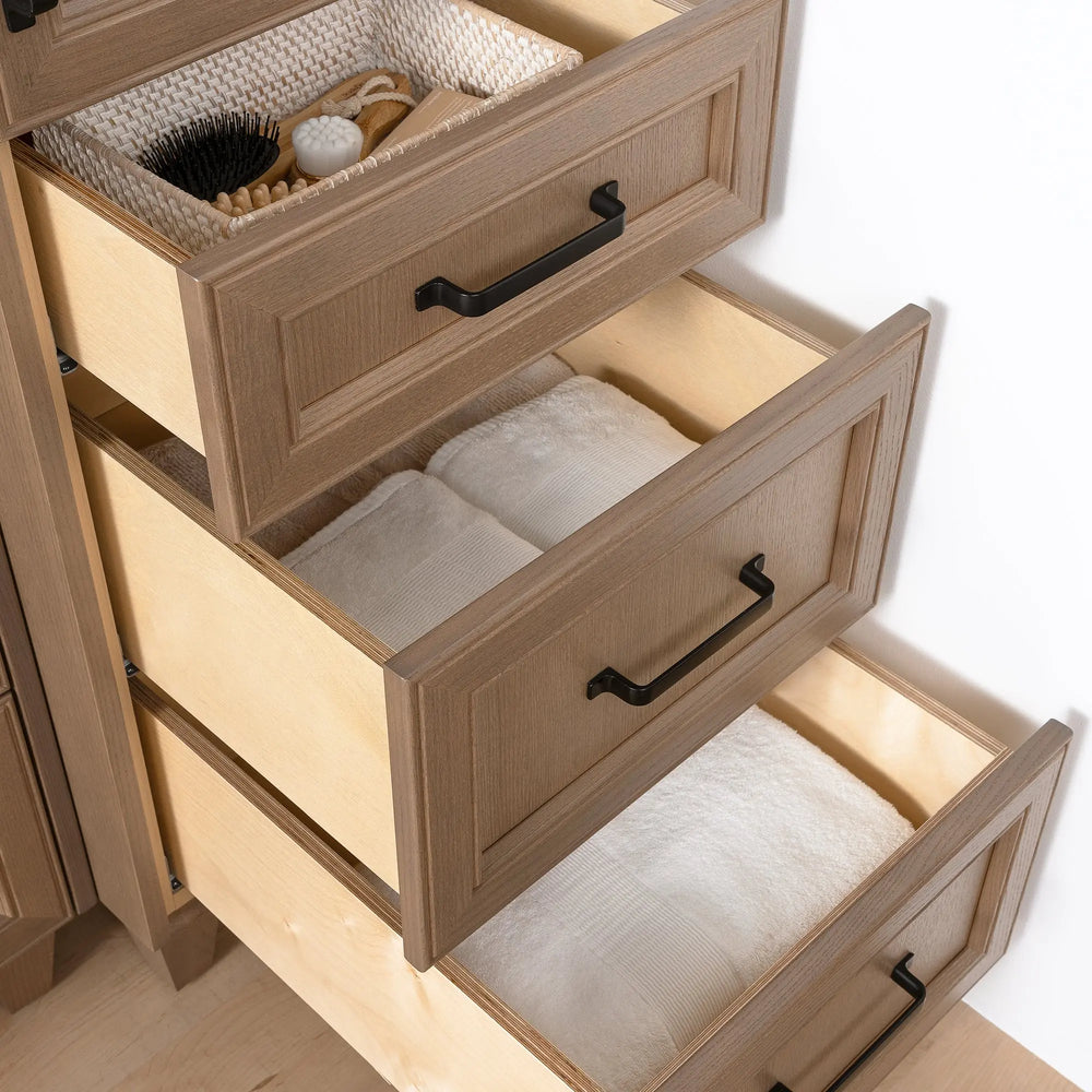 
                  
                    Davenport, Teodor® Almond Coast Linen Cabinet Teodor Bathroom VanityCanada
                  
                