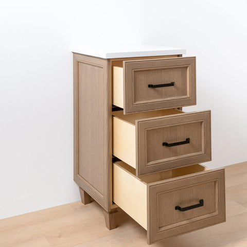 Davenport, Teodor® Almond Coast Storage Cabinet Teodor Bathroom VanityCanada