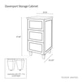 
                  
                    Davenport, Teodor® Almond Coast Storage Cabinet Teodor Bathroom VanityCanada
                  
                