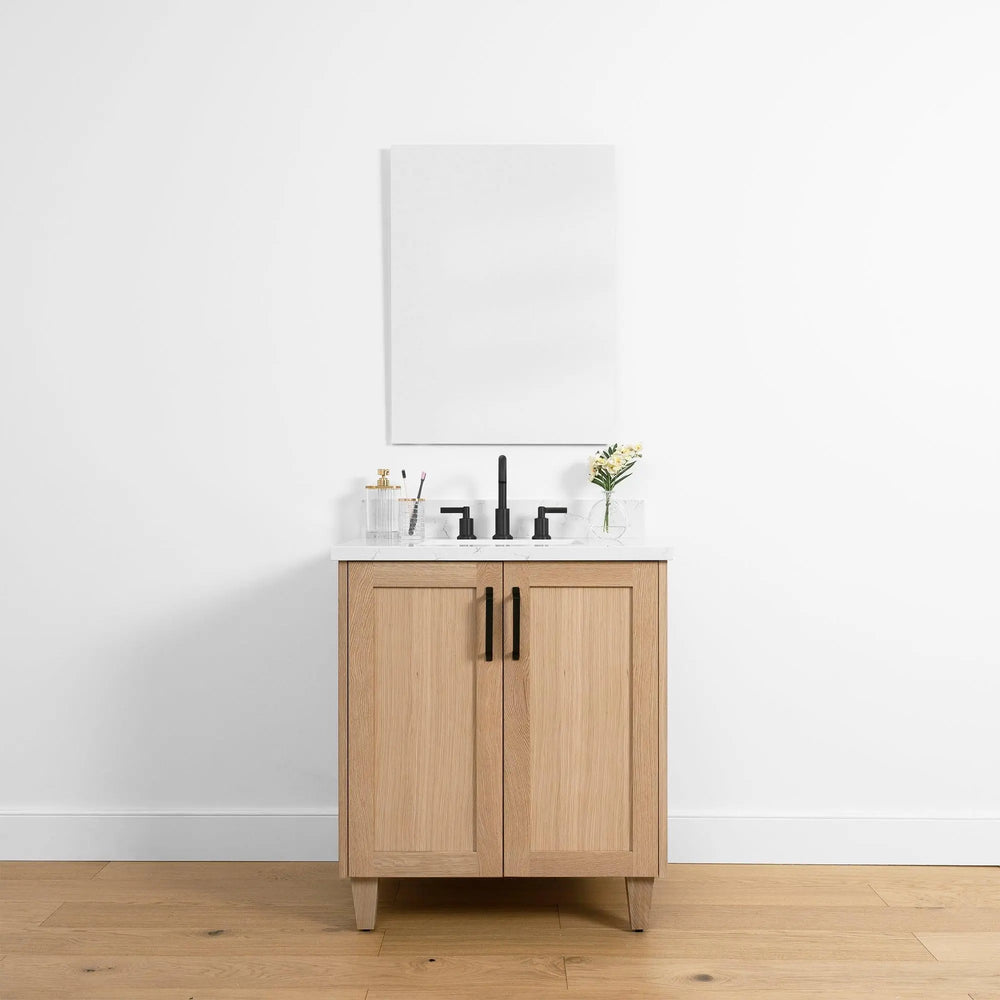 
                  
                    Bridgeport 30", Teodor® White Oak Vanity w/ Doors Teodor Bathroom VanityCanada
                  
                