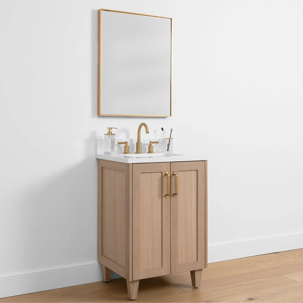 
                  
                    Bridgeport SLIM, 24" Teodor® White Oak Vanity w/ Doors Teodor Bathroom VanityCanada
                  
                