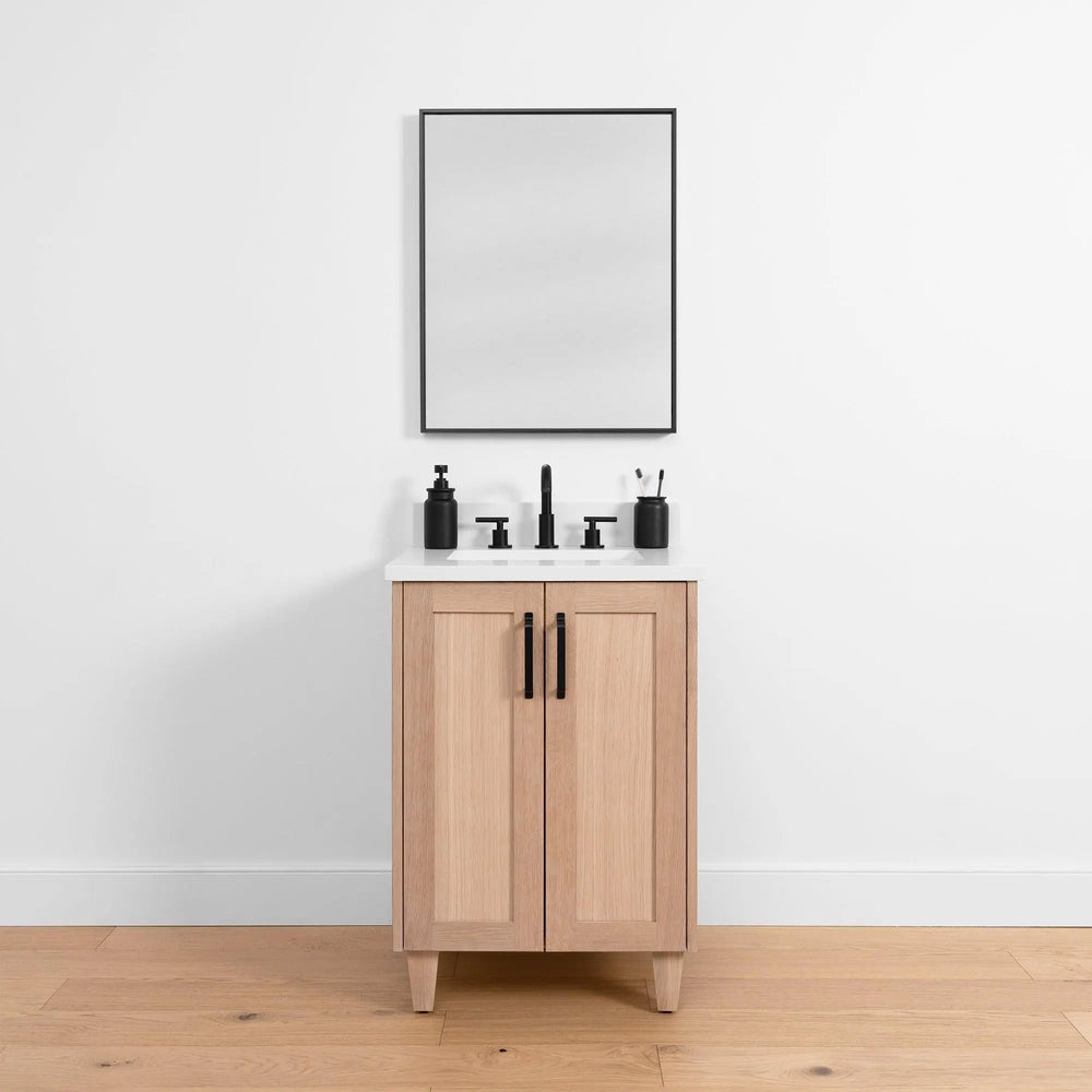 
                  
                    Bridgeport 24", Teodor® White Oak Vanity w/ Doors Teodor Bathroom VanityCanada
                  
                