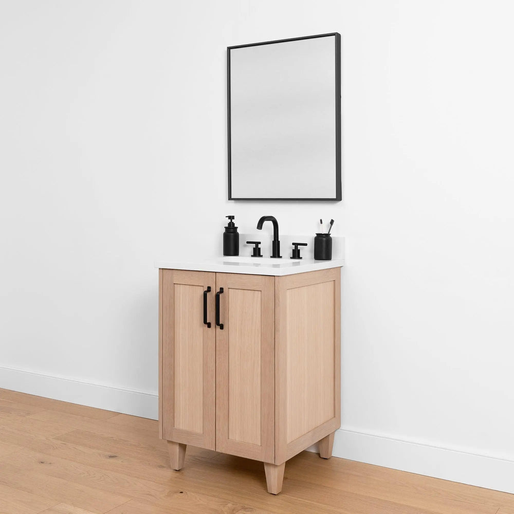 
                  
                    Bridgeport 24", Teodor® White Oak Vanity w/ Doors Teodor Bathroom VanityCanada
                  
                