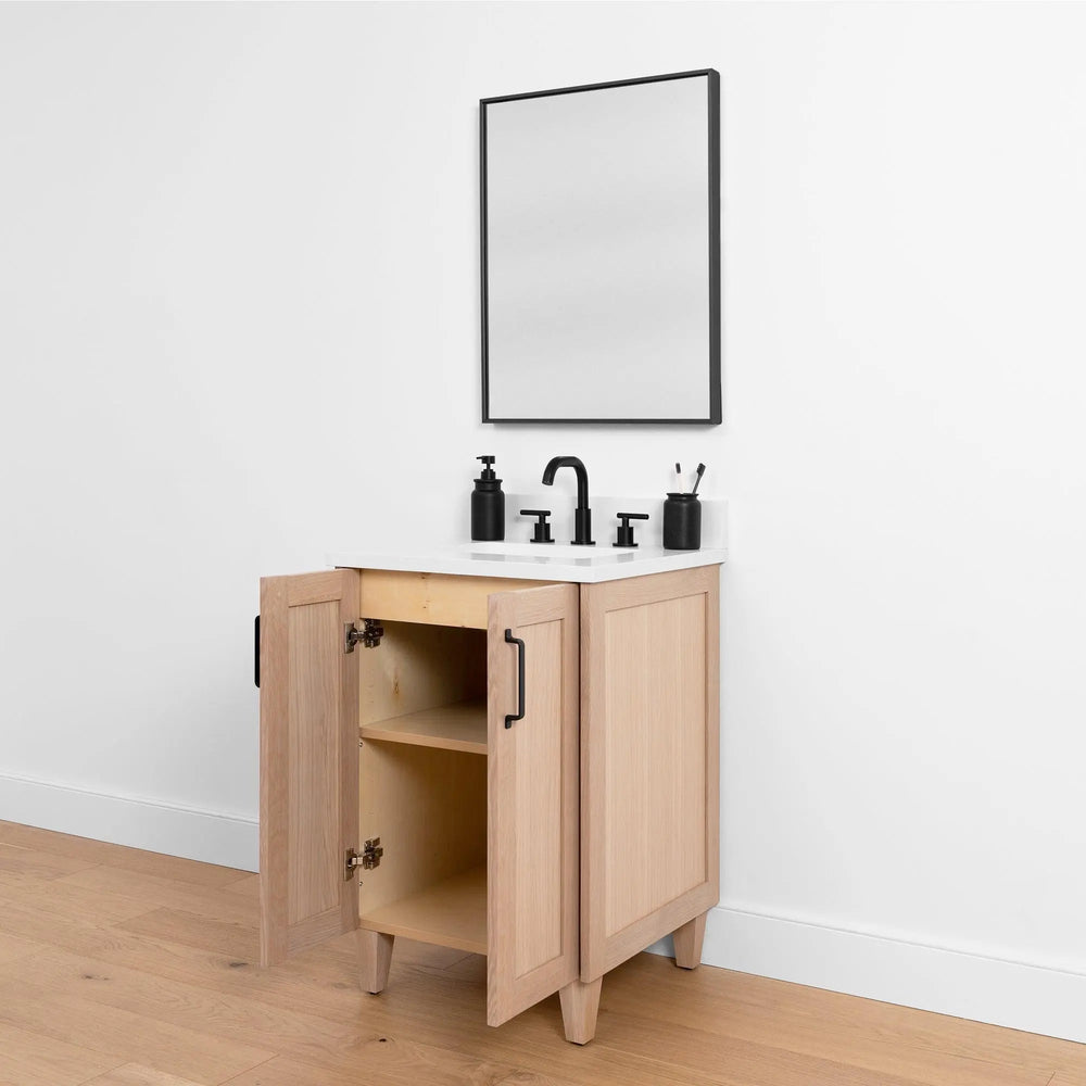 
                  
                    Bridgeport 24", Teodor® White Oak Vanity w/ Doors Teodor Bathroom VanityCanada
                  
                