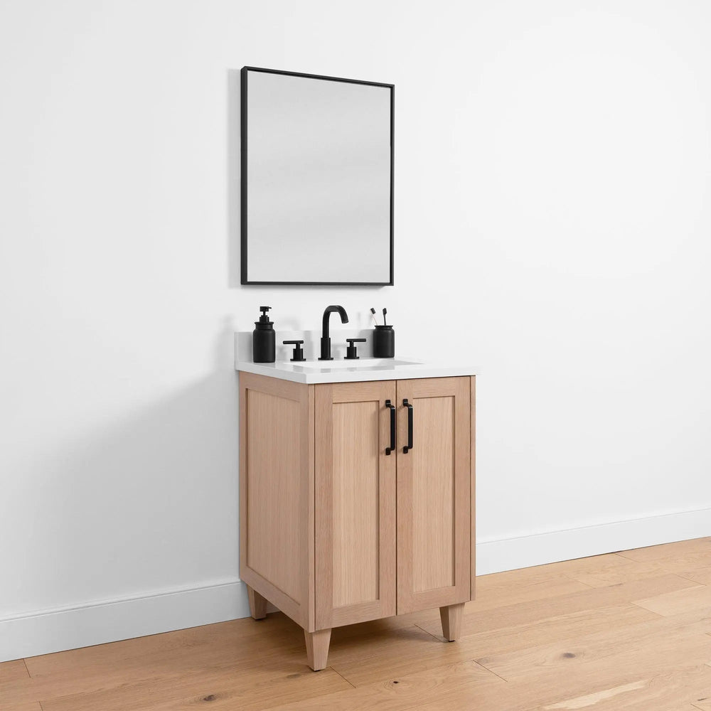 
                  
                    Bridgeport 24", Teodor® White Oak Vanity w/ Doors Teodor Bathroom VanityCanada
                  
                