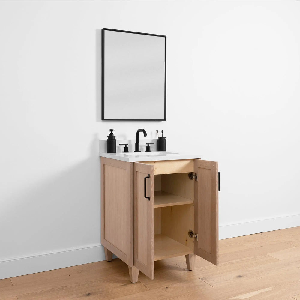 
                  
                    Bridgeport 24", Teodor® White Oak Vanity w/ Doors Teodor Bathroom VanityCanada
                  
                