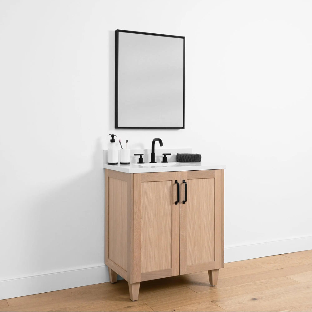 
                  
                    Bridgeport SLIM, 30" Teodor® White Oak Vanity w/ Doors Teodor Bathroom VanityCanada
                  
                