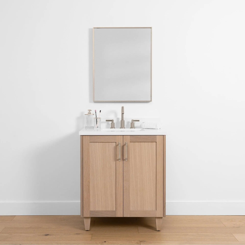 
                  
                    Bridgeport SLIM, 30" Teodor® White Oak Vanity w/ Doors Teodor Bathroom VanityCanada
                  
                