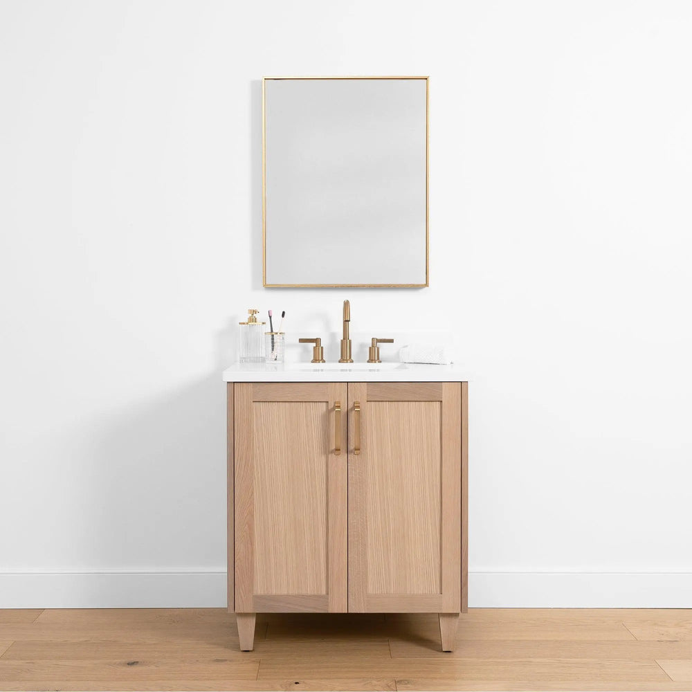 
                  
                    Bridgeport SLIM, 30" Teodor® White Oak Vanity w/ Doors Teodor Bathroom VanityCanada
                  
                