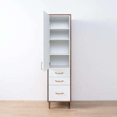 Sidney, Teodor® Gloss White Linen Cabinet