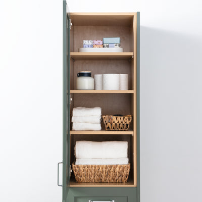 Bridgeport, Teodor® Sage Green Linen Cabinet