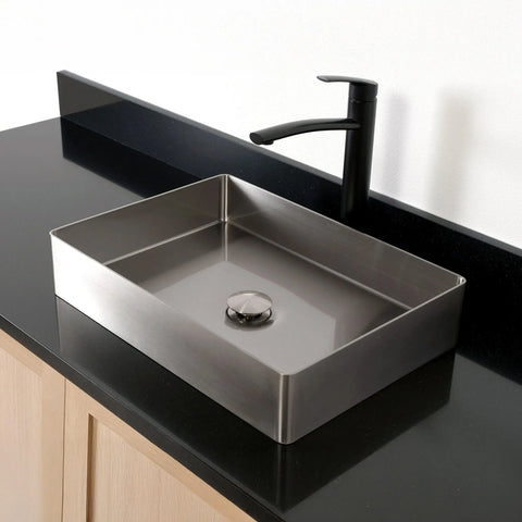 Rectangular Stainless Steel Undermount Sink Teodor Extra Bathroom Vanity Canada