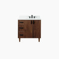 
                  
                    Malibu SLIM 36" American Black Walnut Bathroom Vanity, Right Sink Teodor Bathroom Vanity Canada
                  
                