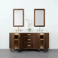 
                  
                    Malibu 72" American Black Walnut Bathroom Vanity, Double Sink - Teodor Vanities
                  
                
