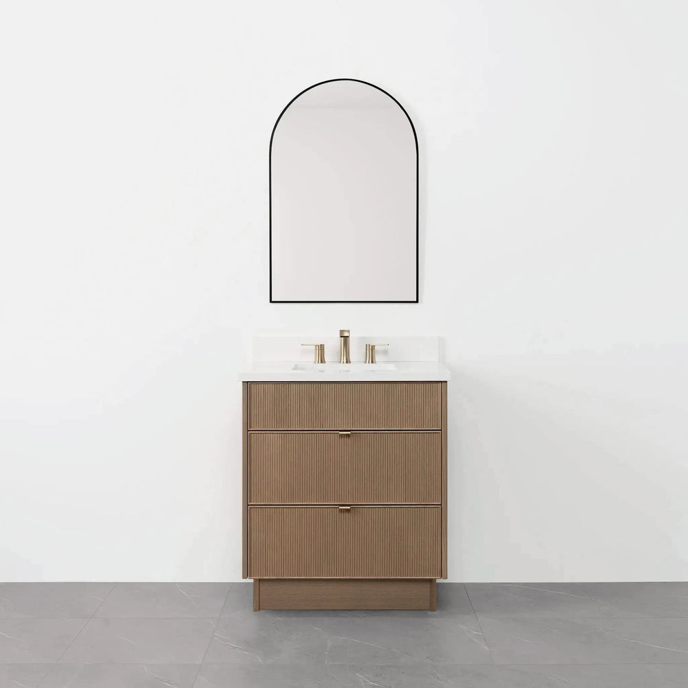 
                  
                    Malibu 30" Almond Coast Bathroom Vanity - All Drawers
                  
                