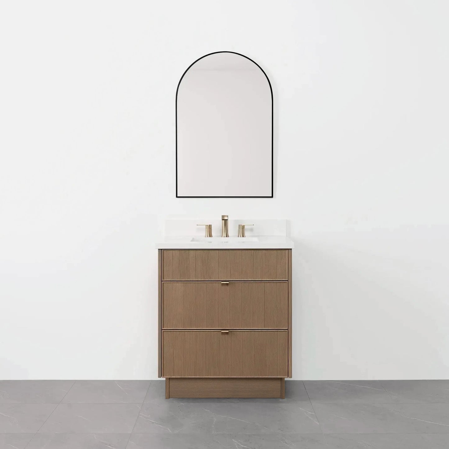 
                  
                    Malibu 30" Almond Coast Bathroom Vanity - All Drawers
                  
                