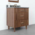 
                  
                    Malibu 30" American Black Walnut Bathroom Vanity - Teodor Vanities
                  
                