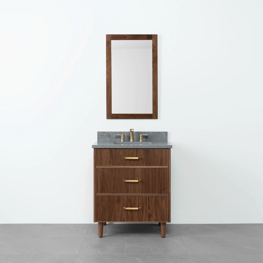 
                  
                    Malibu 30" American Black Walnut Bathroom Vanity - Teodor Vanities
                  
                