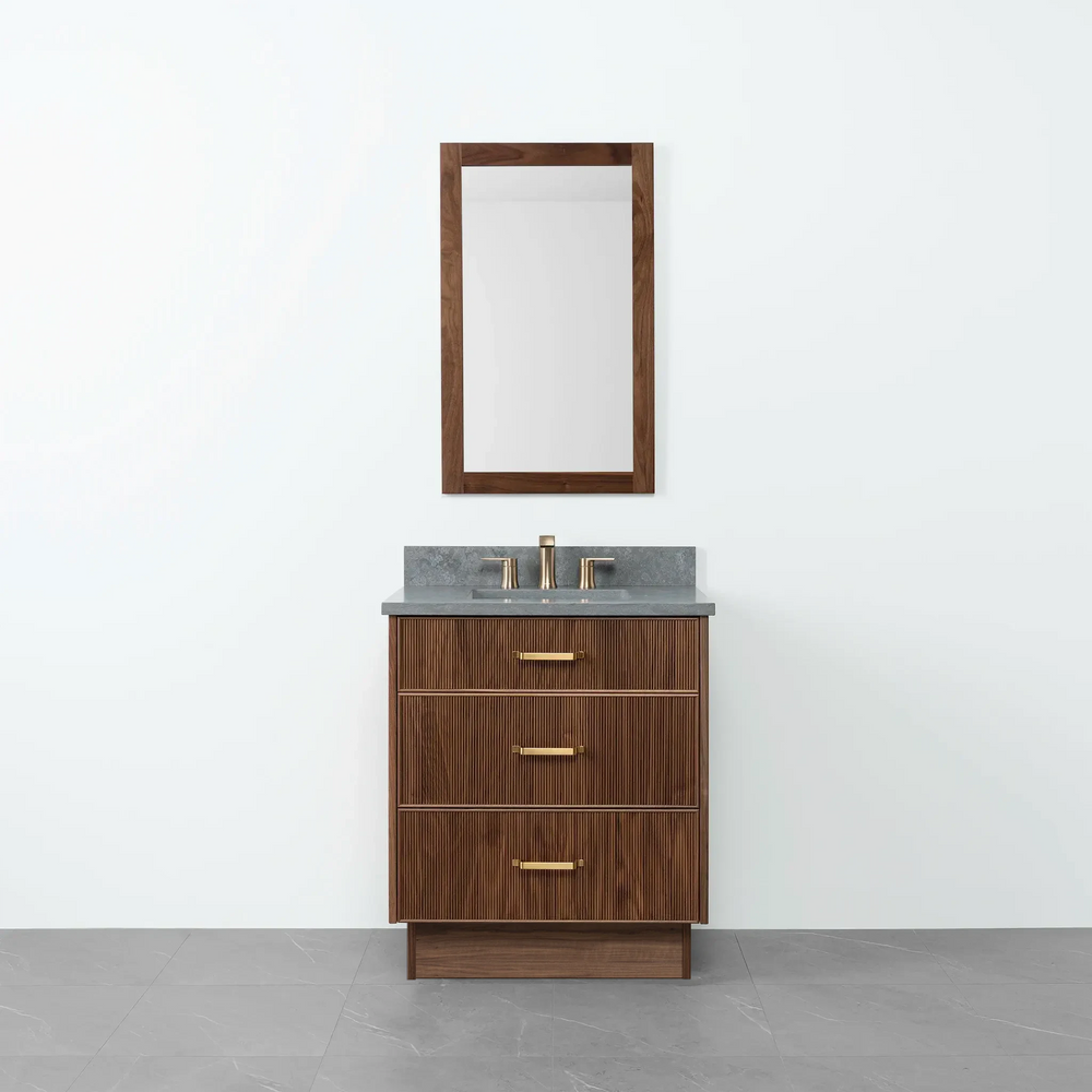 
                  
                    Malibu 30" American Black Walnut Bathroom Vanity - All Drawers
                  
                