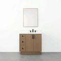 
                  
                    Malibu 36" Almond Coast Bathroom Vanity, Right Sink
                  
                