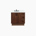 
                  
                    Malibu SLIM 36" American Black Walnut Bathroom Vanity, Left Sink Teodor Bathroom Vanity Canada
                  
                