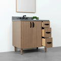 
                  
                    Malibu 36", Teodor® Almond Coast Vanity, Left Sink Teodor Bathroom VanityCanada
                  
                