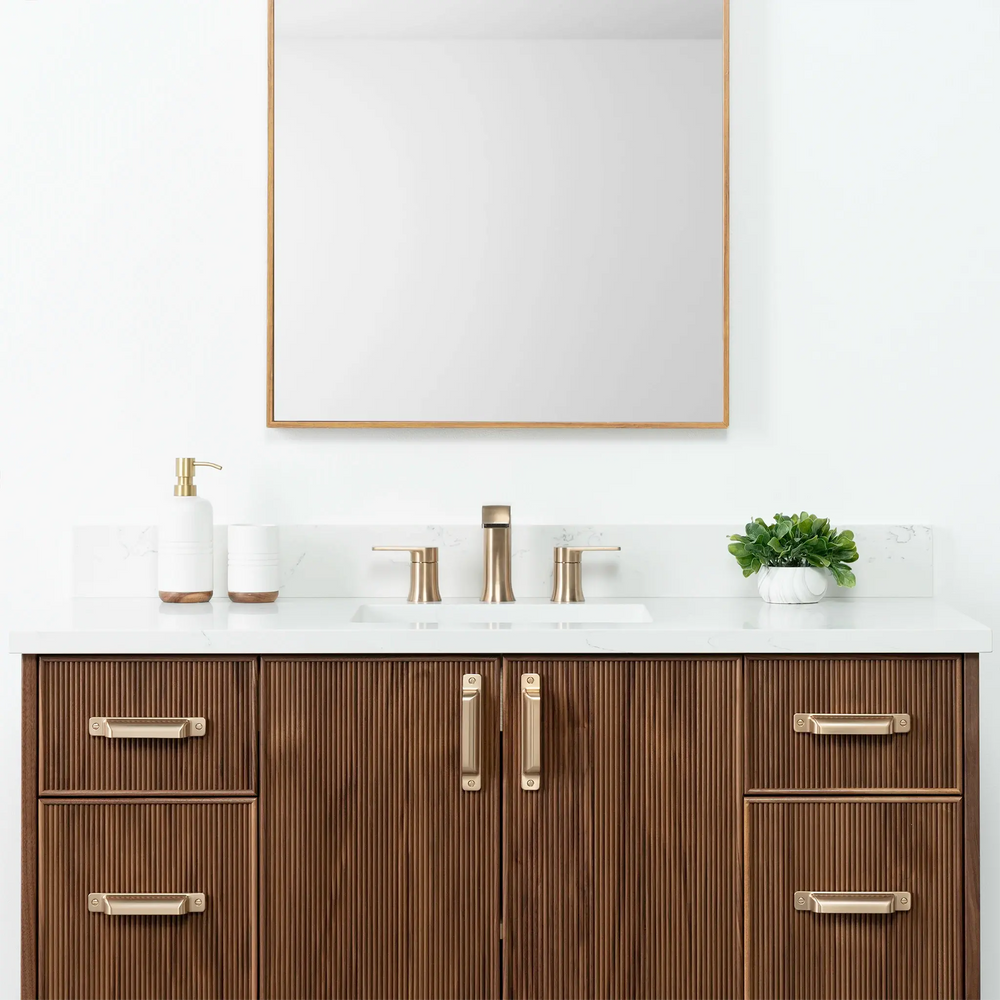 
                  
                    Malibu 48" American Black Walnut Bathroom Vanity - Teodor Vanities
                  
                