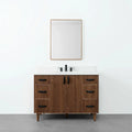 
                  
                    Malibu 48" American Black Walnut Bathroom Vanity - Teodor Vanities
                  
                