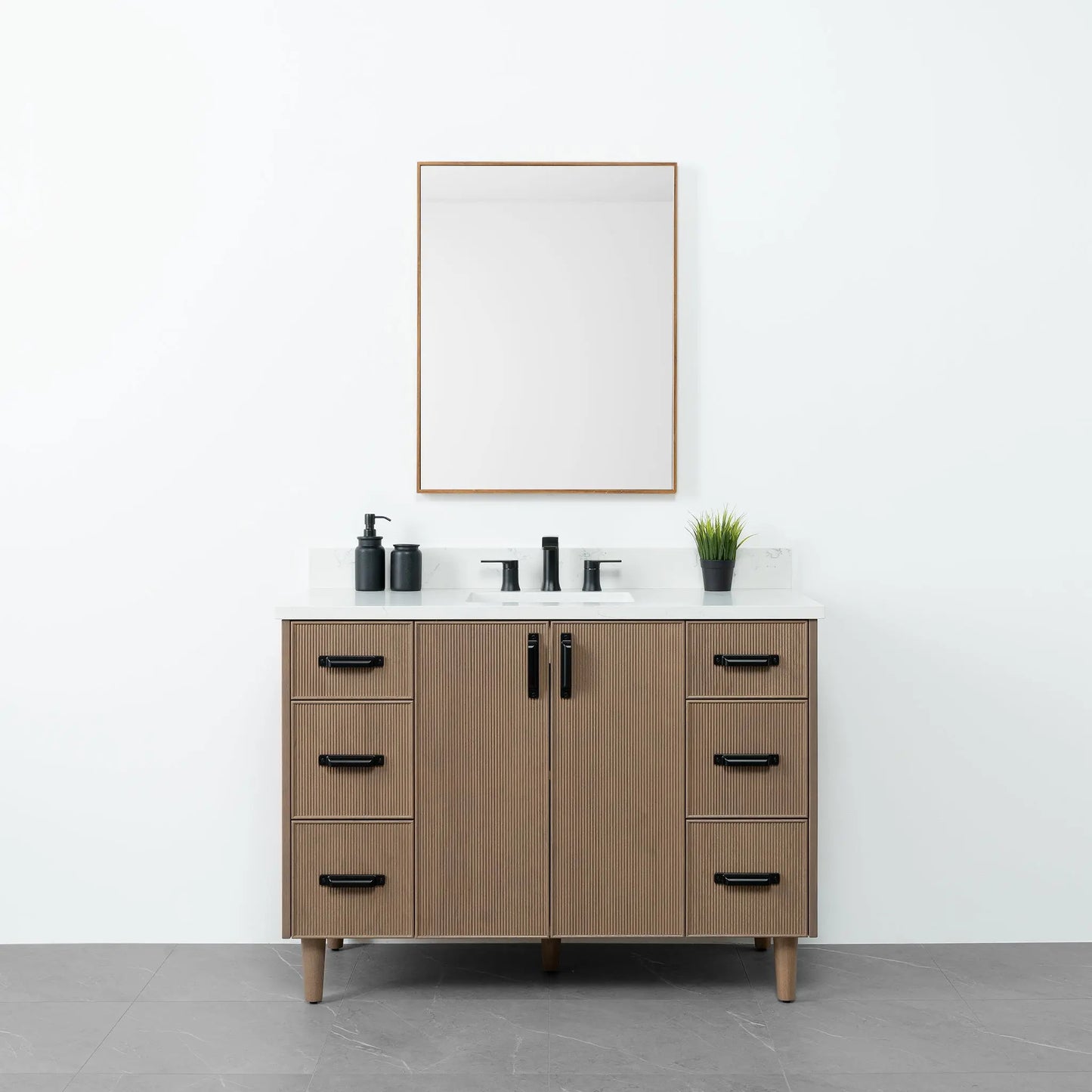 Malibu 48", Teodor® Almond Coast Vanity Teodor Bathroom VanityCanada