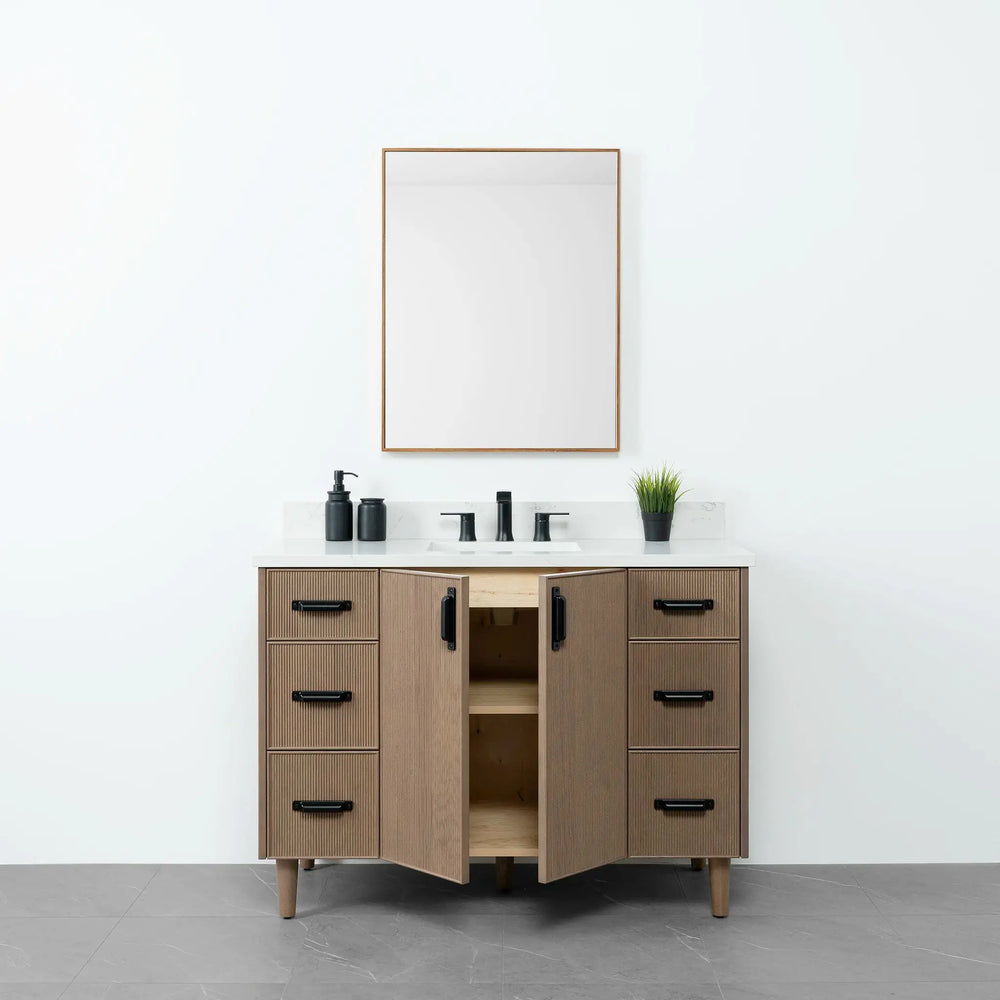
                  
                    Malibu 48", Teodor® Almond Coast Vanity Teodor Bathroom VanityCanada
                  
                
