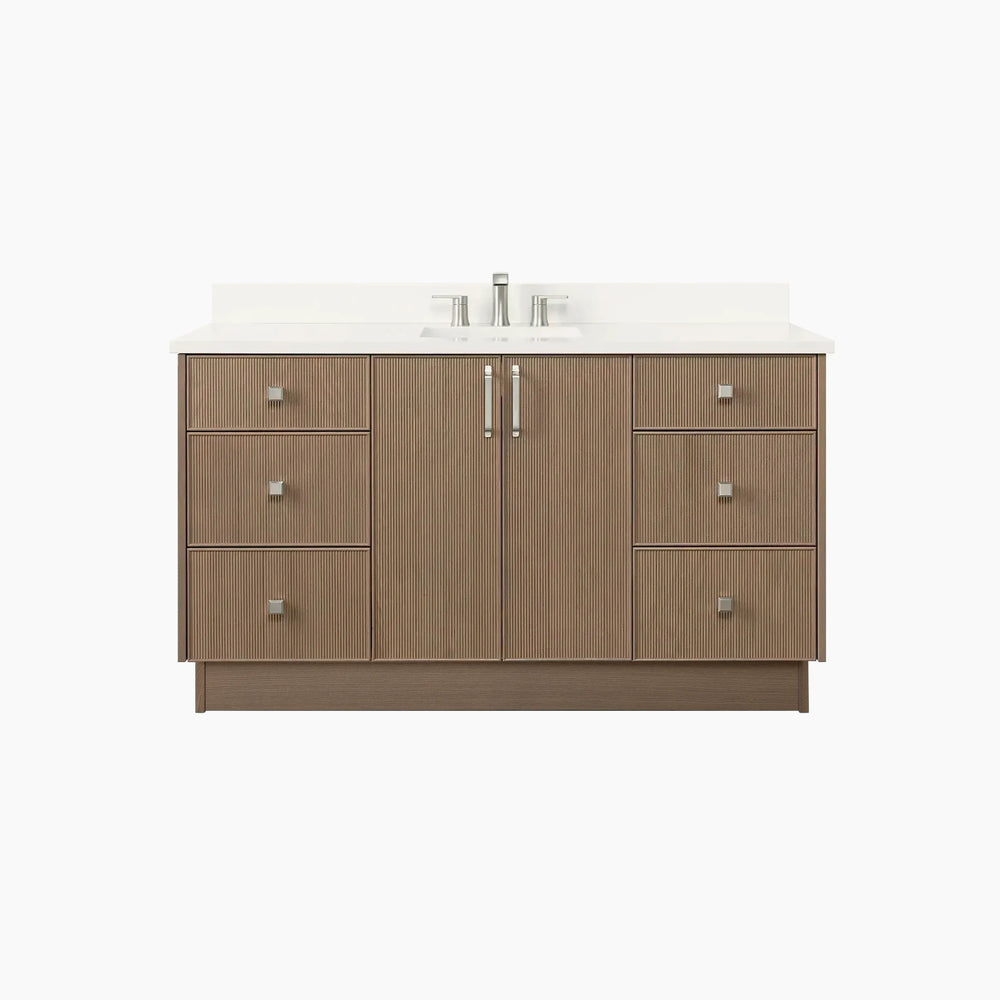 
                  
                    Malibu 60" Almond Coast Bathroom Vanity
                  
                