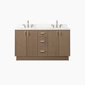 
                  
                    Malibu SLIM 60" Almond Coast Bathroom Vanity, Double Sink
                  
                