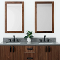 
                  
                    Malibu 60" American Black Walnut Bathroom Vanity, Double Sink - Teodor Vanities
                  
                