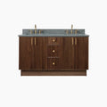
                  
                    Malibu SLIM 60" American Black Walnut Bathroom Vanity, Double Sink Teodor Bathroom Vanity Canada
                  
                