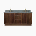 
                  
                    Malibu SLIM 72" American Black Walnut Bathroom Vanity, Double Sink Teodor Bathroom Vanity Canada
                  
                