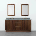 
                  
                    Malibu SLIM 72" American Black Walnut Bathroom Vanity, Double Sink Teodor Bathroom Vanity Canada
                  
                