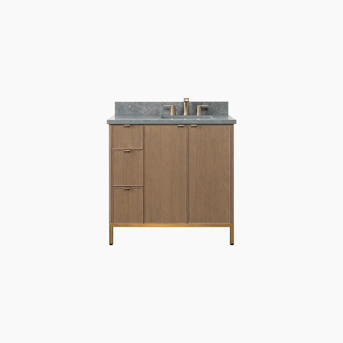
                  
                    Malibu 36" Almond Coast Bathroom Vanity, Right Sink
                  
                
