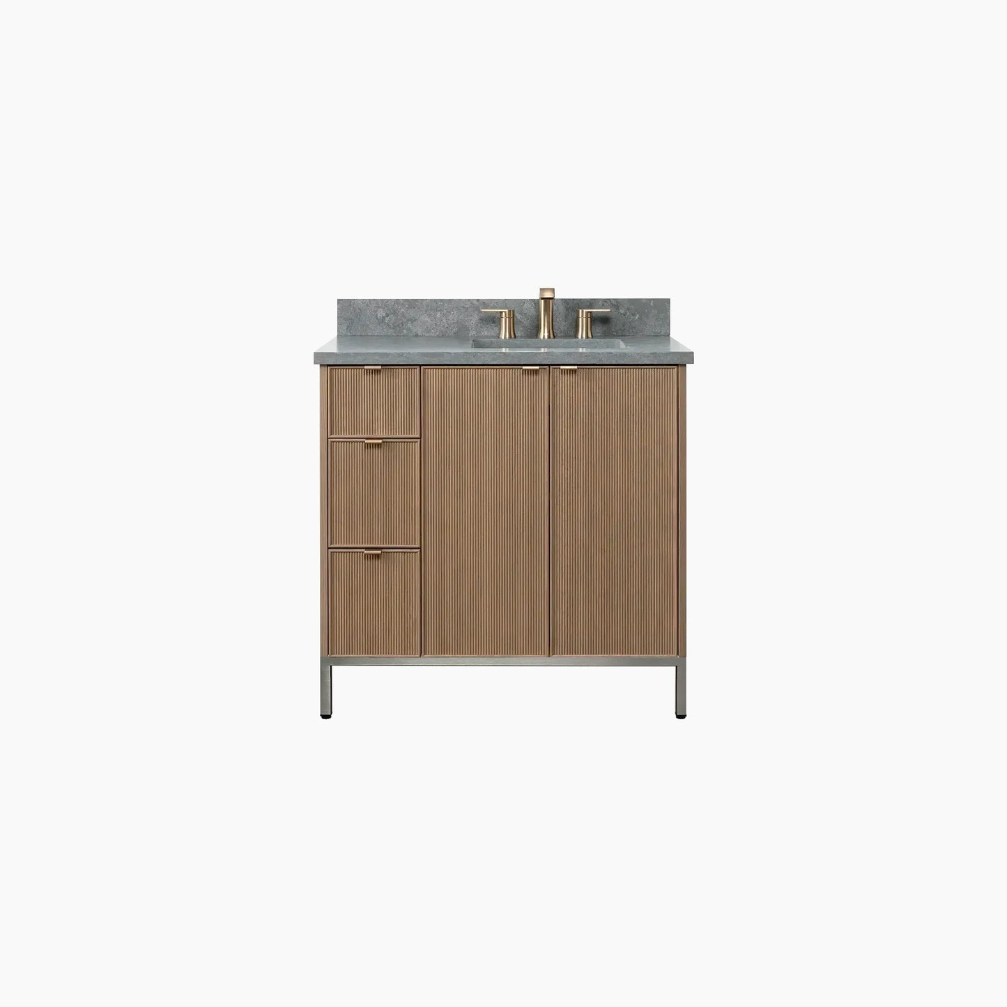 
                  
                    Malibu 36" Almond Coast Bathroom Vanity, Right Sink
                  
                