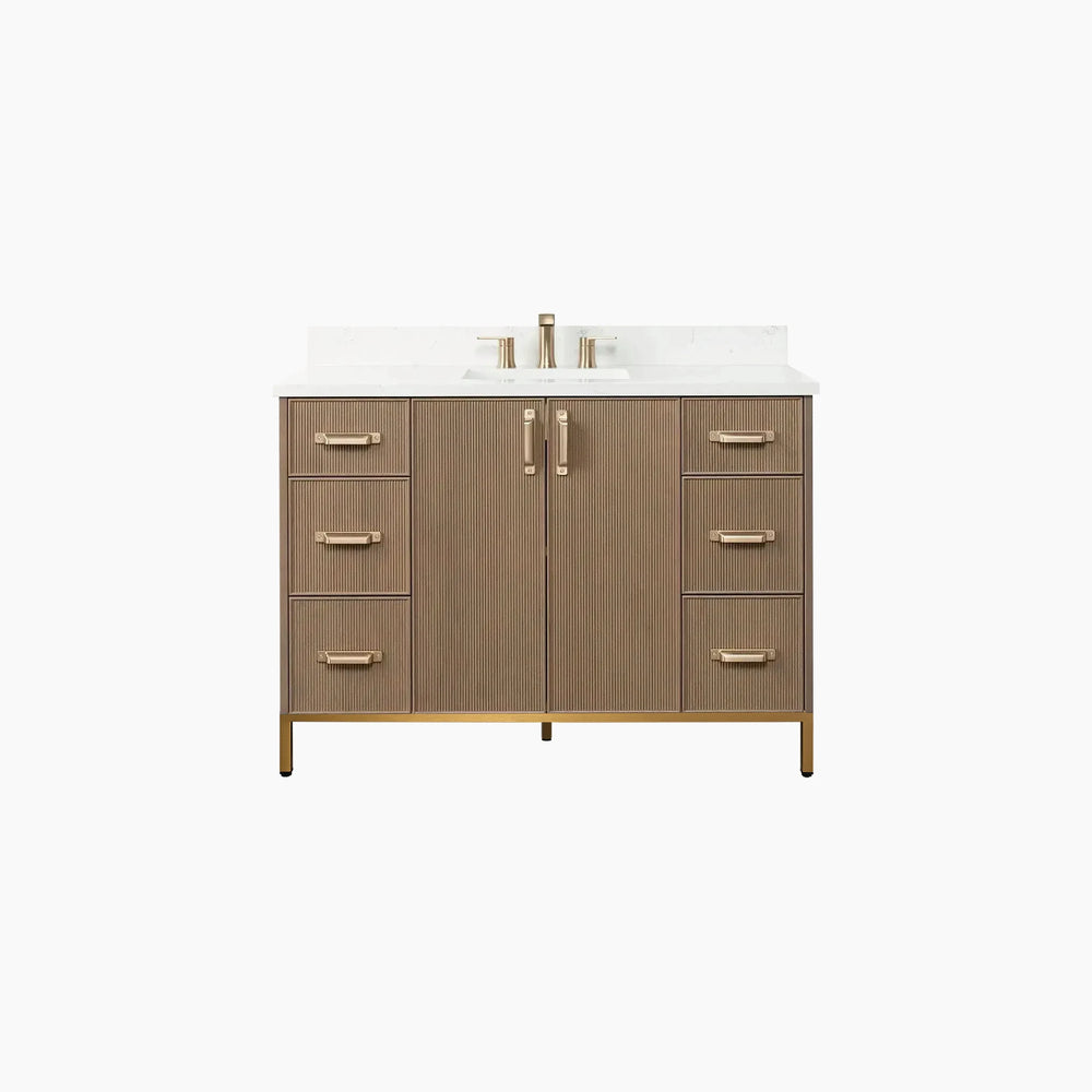 
                  
                    Malibu 48" Almond Coast Bathroom Vanity
                  
                