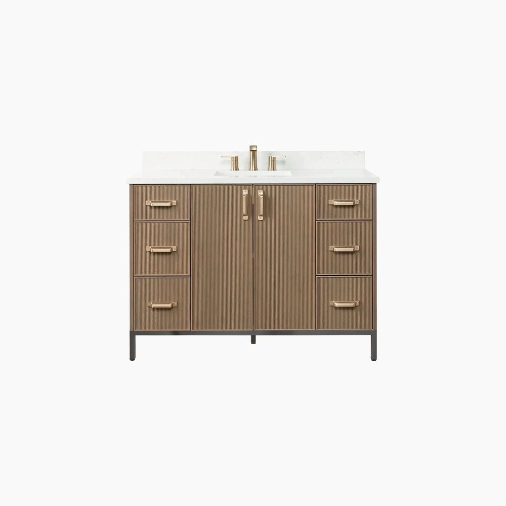 
                  
                    Malibu 48" Almond Coast Bathroom Vanity
                  
                