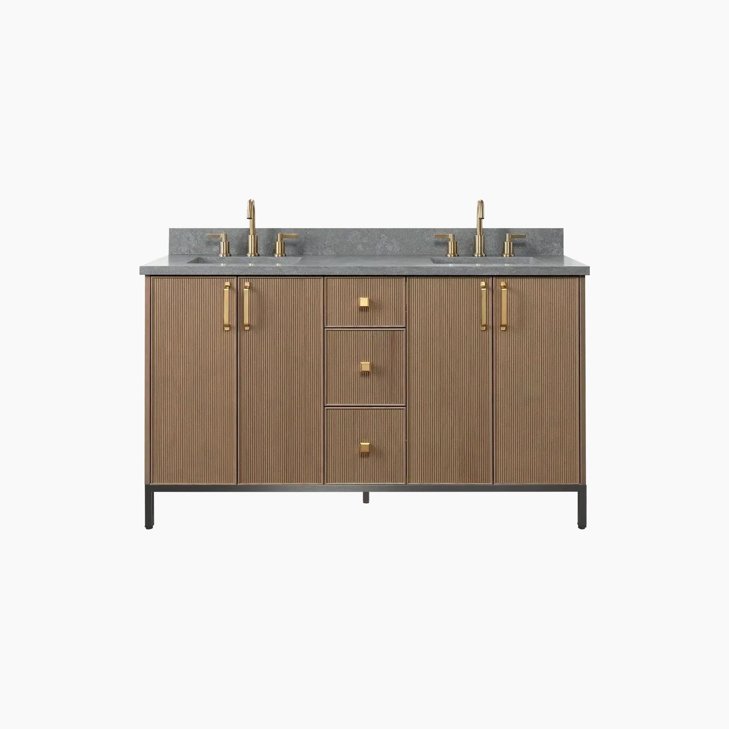 
                  
                    Malibu 60" Almond Coast Bathroom Vanity, Double Sink
                  
                