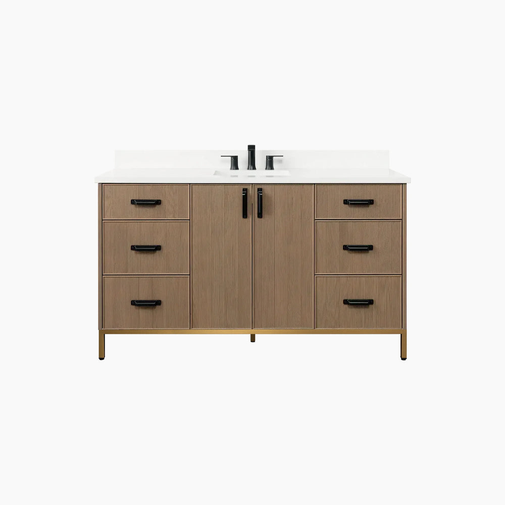 
                  
                    Malibu 60" Almond Coast Bathroom Vanity
                  
                