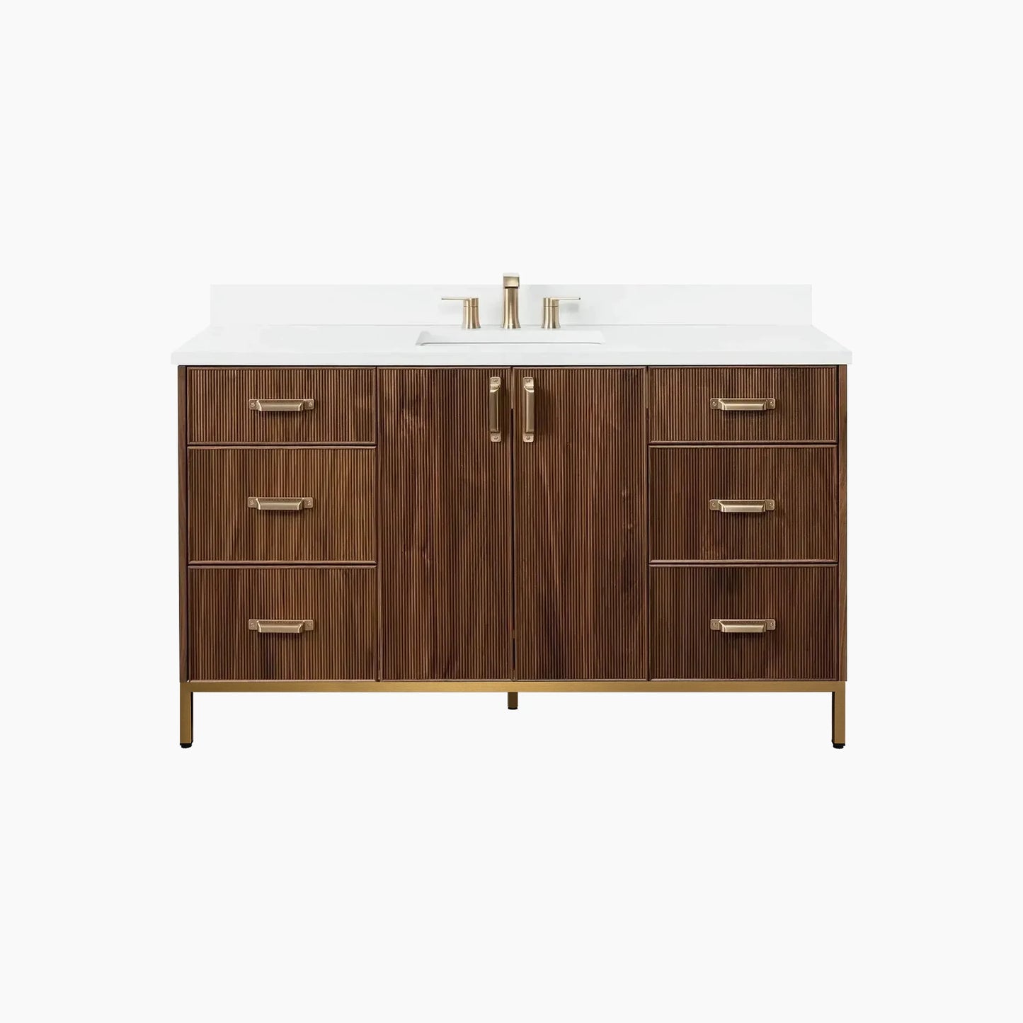 
                  
                    Malibu 60" American Black Walnut Bathroom Vanity
                  
                