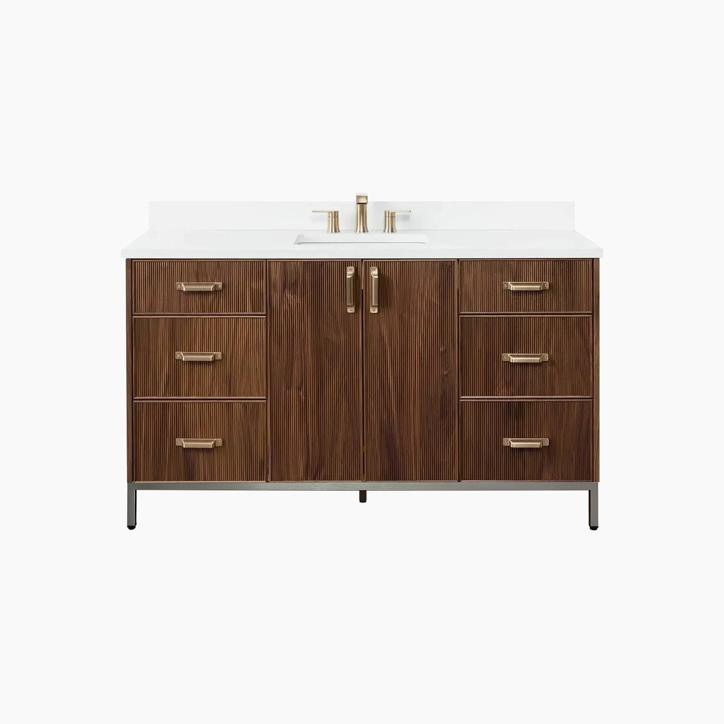 
                  
                    Malibu 60" American Black Walnut Bathroom Vanity
                  
                