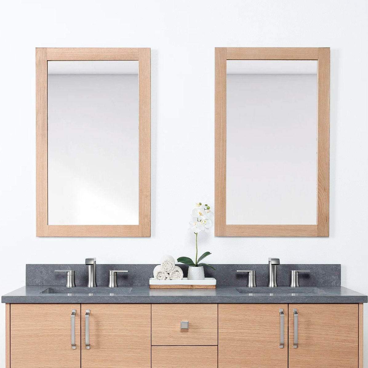 Natural White Oak Mirror 22"