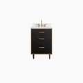 
                  
                    Sidney 24" Matte Black Bathroom Vanity - All Drawers
                  
                