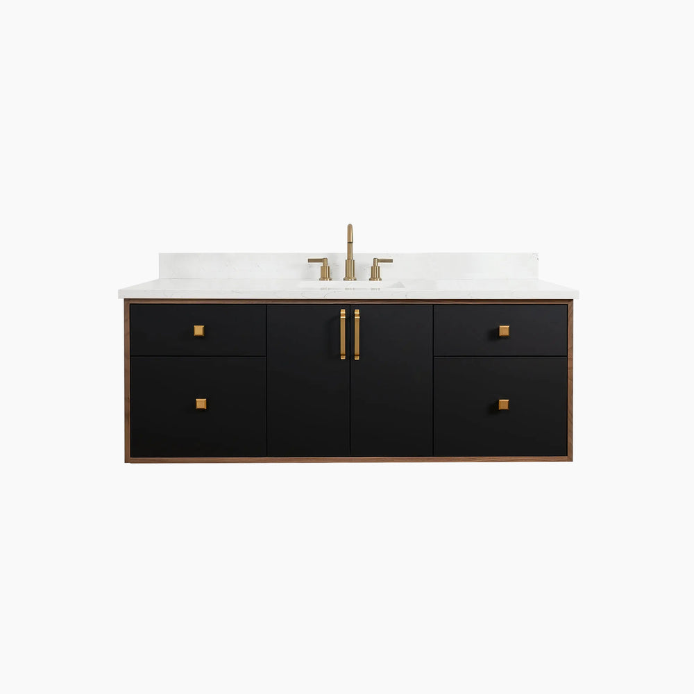 
                  
                    Sidney 60" Wall Mount Matte Black Bathroom Vanity
                  
                