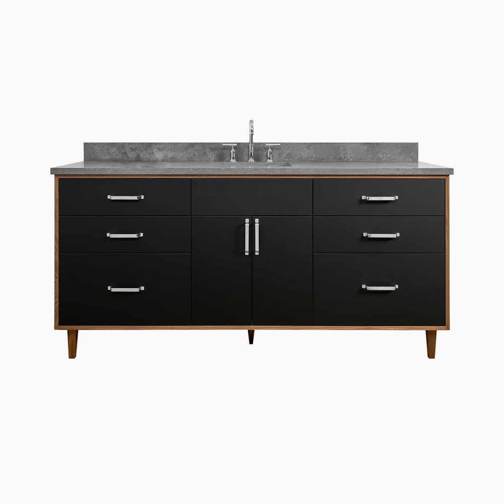 
                  
                    Sidney 72" Matte Black Bathroom Vanity
                  
                