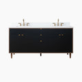 
                  
                    Sidney SLIM 72" Matte Black Bathroom Vanity, Double Sink
                  
                